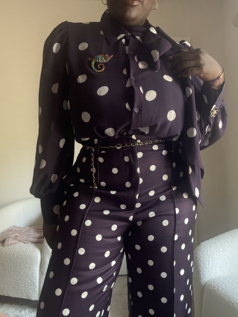 polka dot print